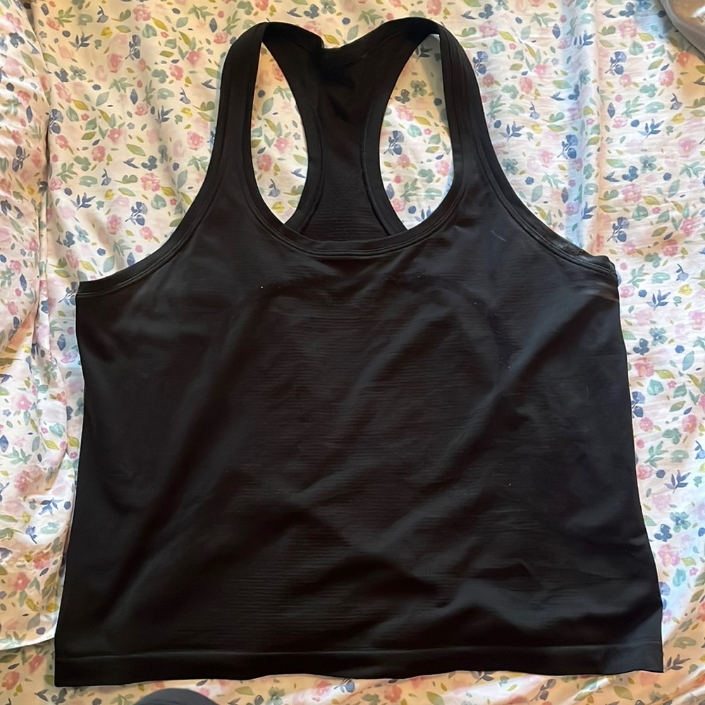 Lululemon Swiftly Tank top. Size 12 black!